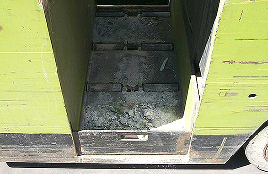 Example of overwatering damage.